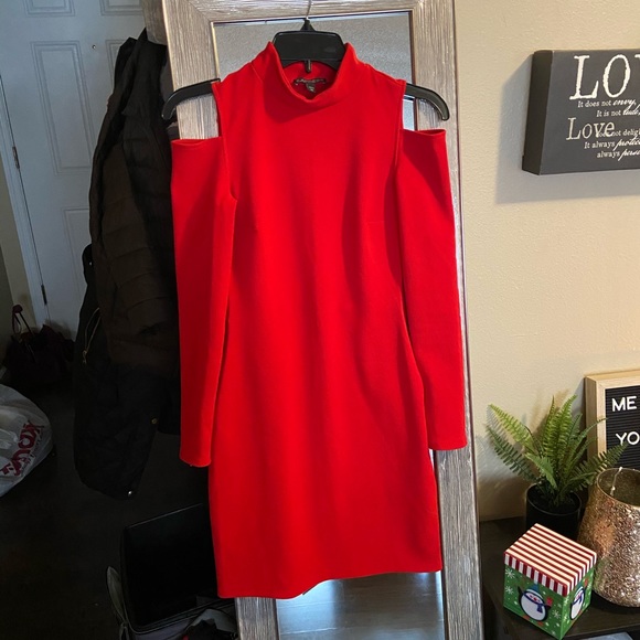 Red mini express dress - Picture 1 of 6